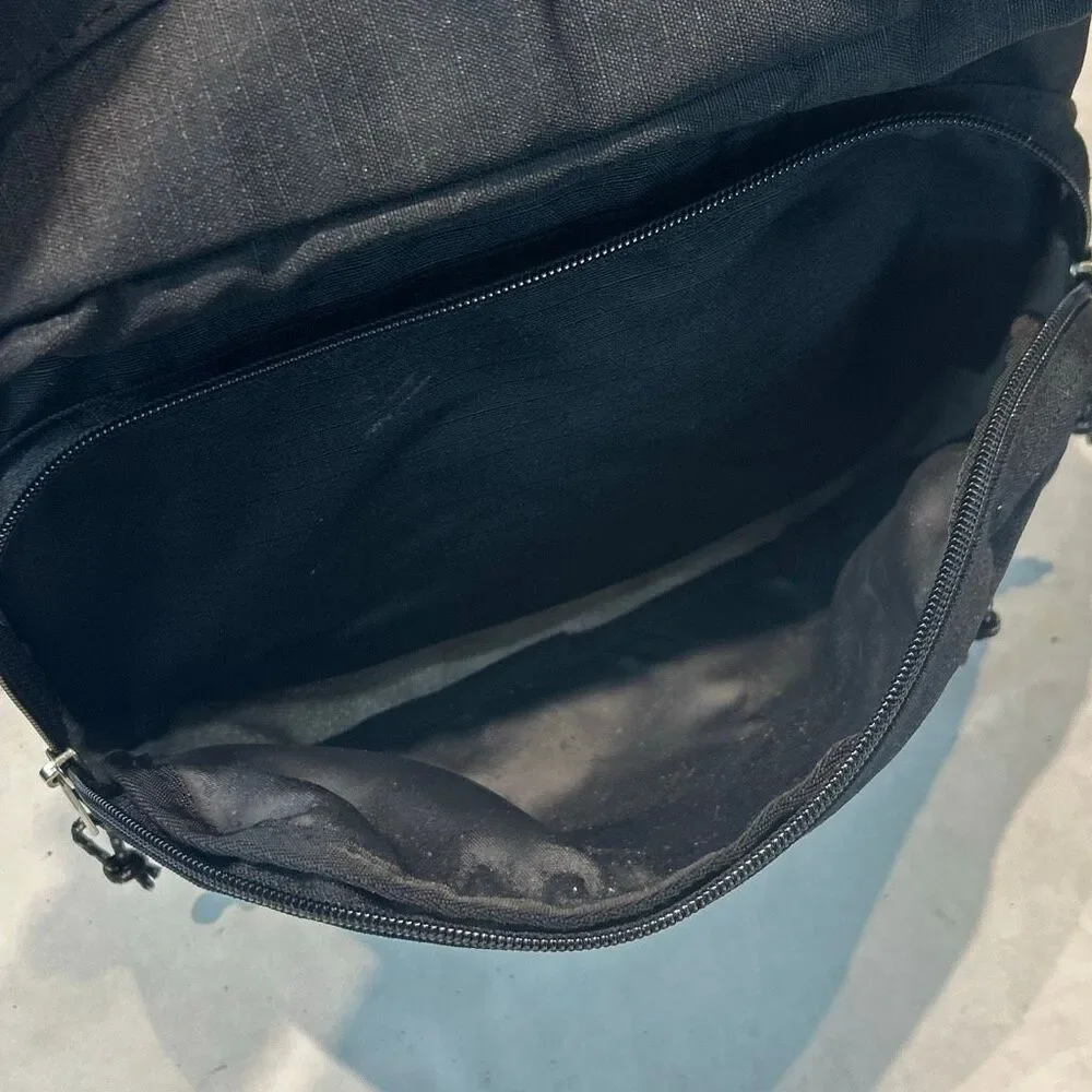 Vtg L.L. Bean Backpack Black 